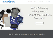 Tablet Screenshot of nextplaypromotions.com
